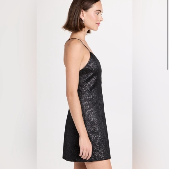 Alice + Olivia Tayla Dress in Black/Size 6 - Picture 2 of 10